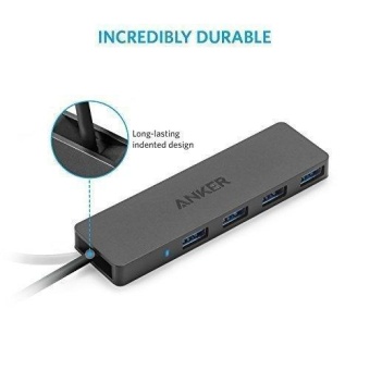 Anker A7516 4-Port USB 3.0 Ultra Slim Data Hub For Mac, PC, USB Flash Drives And Other Devices - Intl June 2018 - 5 Anker A7516 4-Port USB 3.0 Ultra Slim Data Hub for Mac, PC, USB Flash Drives and Other Devices - intl - 5