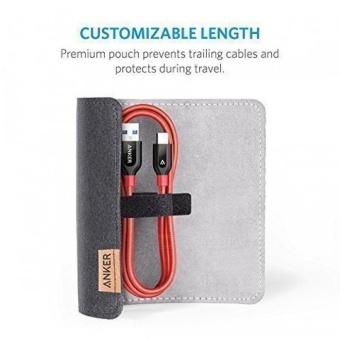 Anker Powerline+ PVC + Nylon USB Type C To USB 3.0 Cable - Red(3ft) - Intl June 2018 - 3 Anker Powerline+ PVC + Nylon USB Type C to USB 3.0 Cable - Red(3ft) - intl - 3
