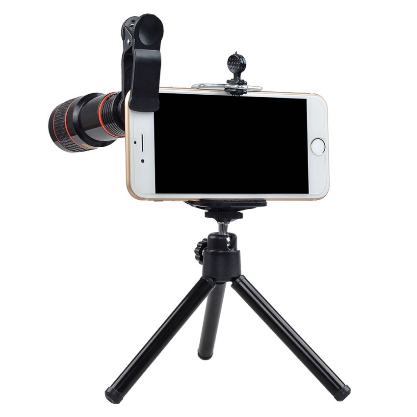 Apexel 5 In 1 12X Zoom Telephoto Telescope Optical Lens&Fisheye Wide Angle Macro Mobile Phone Lenses Universal For IPhone Sumgung - Intl June 2018 - 4 Apexel 5 in 1 12X Zoom Telephoto Telescope Optical Lens&Fisheye Wide Angle Macro Mobile Phone Lenses Universal For iPhone Sumgung - intl - 4