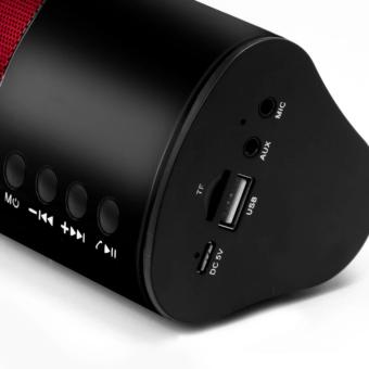 APPO Y38 Wireless Bluetooth Portable Speaker Support TF Card Built In MIC AUX 3.5mm Slot 3D Sounds (Red) June 2018 - 5 APPO Y38 Wireless Bluetooth Portable Speaker Support TF card Built in MIC AUX 3.5mm Slot 3D Sounds (Red) - 5