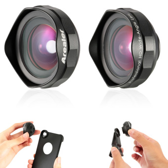 Arealer Professional Universal 18MM Wide Angle Cell Phone CameraLens Kit Wider Landscape High Clarity No Distortion No Dark Circlefor Smartphones With Case For IPhone 6 / 6S And Clip - Intl May 2018 - 3 Arealer Professional Universal 18MM Wide Angle Cell Phone CameraLens Kit Wider Landscape High Clarity No Distortion No Dark Circlefor Smartphones with Case for iPhone 6 / 6S and Clip - intl - 3