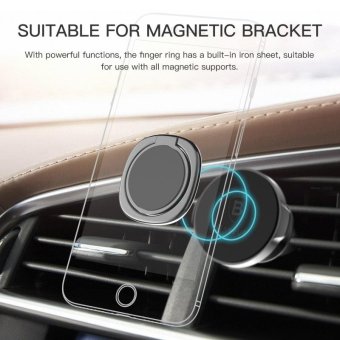 Baseus 360 Degrees Finger Ring Desk Stand Holder Fit Universal Mobile Phone And Magnetic Car Bracket Luxury Phone Holder Stand - Intl June 2018 - 3 Baseus 360 degrees Finger Ring Desk Stand Holder Fit Universal Mobile Phone and Magnetic Car Bracket Luxury Phone Holder Stand - intl - 3