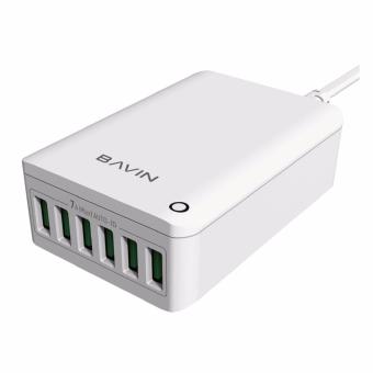 Bavin Desktop Rapid Charger 7A Bavin A6703 6-USB Port With Auto-IDCompatible For Smartphones,Tablets, Cameras And Other DigitalAccessories June 2018 - 2 Bavin Desktop Rapid Charger 7A Bavin A6703 6-USB Port with Auto-IDCompatible for Smartphones,Tablets, Cameras and other DigitalAccessories - 2