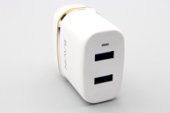 Bavin Lightning Charger Quick 2.4A Fast Charger Dual Port For AppleiPhone 5/5s,6/6s, 6/6sPlus (White) June 2018 - 4 Bavin Lightning Charger Quick 2.4A Fast Charger Dual port for AppleiPhone 5/5s,6/6s, 6/6sPlus (White) - 4