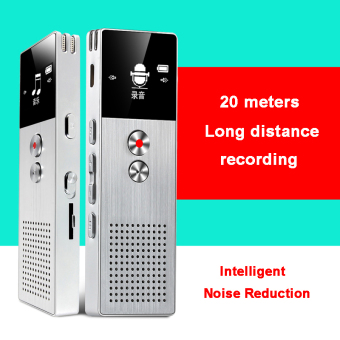 BENJIE M23 8GB Digital Voice Recorder 20m Professional AudioRecorder Portable One Key Recorder (Silver) - Intl June 2018 - 5 BENJIE M23 8GB Digital Voice Recorder 20m Professional AudioRecorder Portable One Key Recorder (Silver) - intl - 5