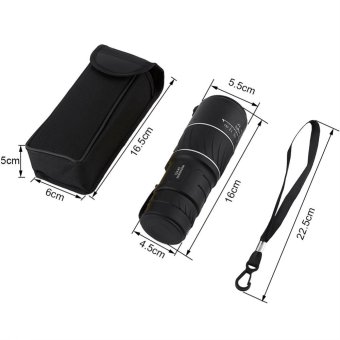 Black 10 X 40 Monocular Telescope Low Light Night Vision Dual FocusSports Hunting Survival Kit - Intl June 2018 - 2 Black 10 x 40 Monocular Telescope Low Light Night Vision Dual FocusSports Hunting Survival Kit - intl - 2