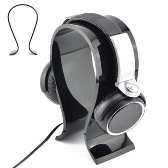 Black Acrylic Headphone Display Stand Holder Rack Earphone Headset Hanger - Intl June 2018 - 3 Black Acrylic Headphone Display Stand Holder Rack Earphone Headset Hanger - intl - 3