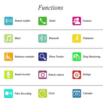 Bluetooth Smart Watch Phone & Camera Support SIM Card For Android/iOS Phone June 2018 - 5 Bluetooth Smart Watch Phone & Camera Support SIM Card for Android/iOS Phone - 5
