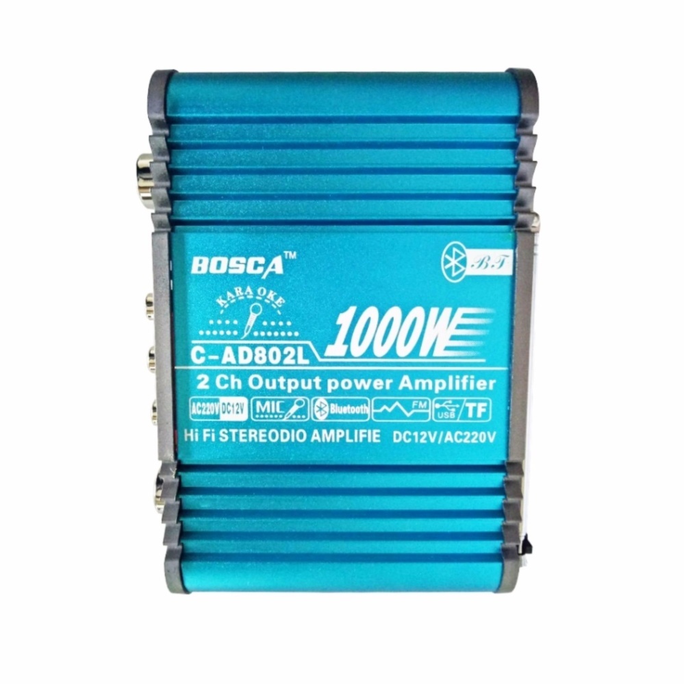 Bosca 1000W Bluetooth 2-Channel Power Amplifier