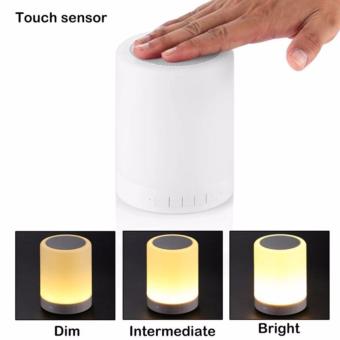 BT-1035 Wireless Bluetooth Speaker With Smart Touch LED Lamp(White) June 2018 - 3 BT-1035 Wireless Bluetooth Speaker with Smart Touch LED Lamp(White) - 3