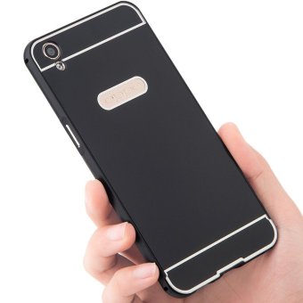 BYT Metal Bumper+PC Back Cover Case For Oppo A37 A37MT (Black) April 2018 - 3 BYT Metal Bumper+PC Back Cover Case for Oppo A37 A37MT (Black) - 3
