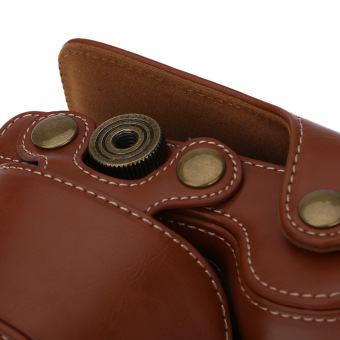 Camera Bag Case Cover Pouch For Sony A6000 NEX-6 Camera Brown June 2018 - 5 Camera Bag Case Cover Pouch for Sony A6000 NEX-6 Camera Brown - 5