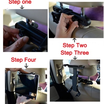 Car Back Seat Headrest Mount Holder For IPad 2 3/4 Air 5 Air 6 Ipad Mini 1/2/3 AIR Tablet SAMSUNG Tablet PC Stands - Intl June 2018 - 3 Car Back Seat Headrest Mount Holder for IPad 2 3/4 Air 5 Air 6 Ipad Mini 1/2/3 AIR Tablet SAMSUNG Tablet PC Stands - intl - 3