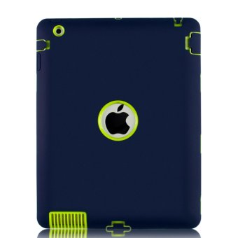 Case For Apple Ipad 2 3 4 Case 3 In 1 Silicon Amor Heavy Duty Drop Resistance Shock Proof Tablets Cover For Ipad 4 Ipad 3 Shell - Intl June 2018 - 4 Case For Apple ipad 2 3 4 case 3 in 1 Silicon Amor Heavy Duty Drop resistance Shock Proof tablets cover for ipad 4 ipad 3 shell - intl - 4