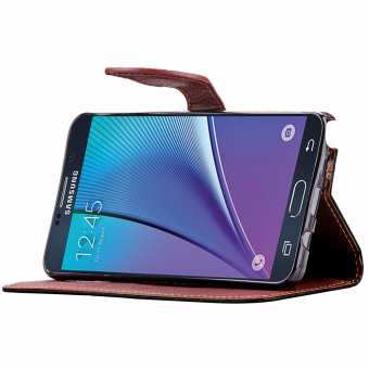 Case For Samsung Galaxy Note 5 Leather Flip Stand Case Cover Wallet - Black April 2018 - 5 Case for Samsung Galaxy Note 5 Leather Flip Stand Case Cover Wallet - Black - 5