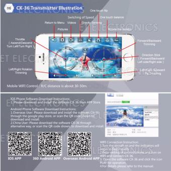 Cheerson CX-36C Mini Drone With 2MP Camera WiFi APP Control RCQuadcopter June 2018 - 4 Cheerson CX-36C Mini Drone with 2MP Camera WiFi APP Control RCQuadcopter - 4