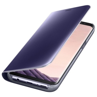 Clear View Flip Stand Case Cover For Samsung Galaxy S8 Plus Purple- Intl June 2018 - 5 Clear View Flip Stand Case Cover For Samsung Galaxy S8 Plus Purple- intl - 5