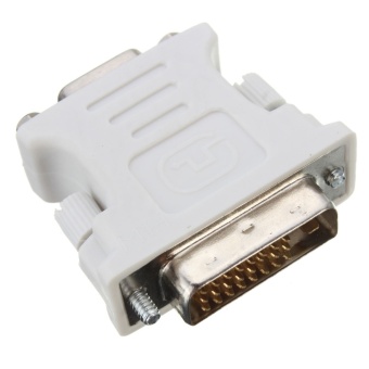 Computers Laptops Vga Cables Dvi-D 24+1 Male To Vga Female Adapter (White) - Intl June 2018 - 2 Computers Laptops Vga Cables Dvi-D 24+1 Male To Vga Female Adapter (White) - intl - 2