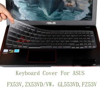 COOSKIN ASUS Transparent Ultrathin TPU Keyboard Cover For FX53V/ZX53VD/VW/GL553VD/FZ53V - Intl June 2018 - 2 COOSKIN ASUS Transparent Ultrathin TPU Keyboard Cover for FX53V/ZX53VD/VW/GL553VD/FZ53V - intl - 2