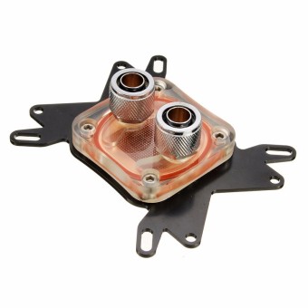 CPU Water Cooling Block Waterblock 50mm Copper Base Cool 10mm Dia Inner Channel - Intl June 2018 - 2 CPU Water Cooling Block Waterblock 50mm Copper Base Cool 10mm Dia Inner Channel - intl - 2