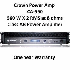 Crown CA-560 560W X 2 RMS Power Amplifier