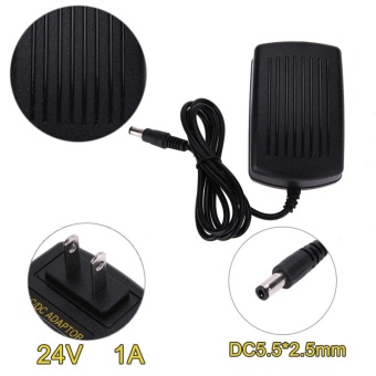DC24V 1A Adapter AC 100V-240V To DC 24V Converter Power SupplyAdapter 5.5*2.5 Mm(Black)-US - Intl June 2018 - 5 DC24V 1A Adapter AC 100V-240V to DC 24V Converter Power SupplyAdapter 5.5*2.5 mm(Black)-US - intl - 5