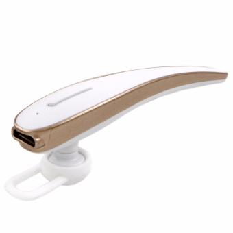 Dolphin VLG-001 Wireless Bluetooth Hands Free Stereo Headset(WHITE/Gold) June 2018 - 2 Dolphin VLG-001 Wireless Bluetooth Hands Free Stereo Headset(WHITE/Gold) - 2