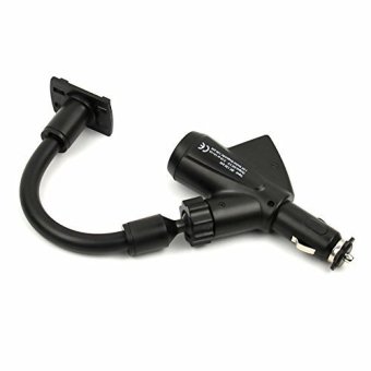Dual USB Port Car Mount Cell Phone Charger (Black) June 2018 - 3 Dual USB Port Car Mount Cell Phone Charger (Black) - 3