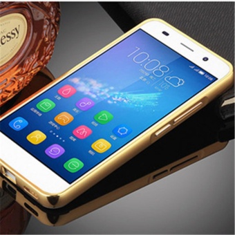 Elaike For Huawei Y6II 2 In 1 Luxury Aluminum Metal Mirror PC PhoneCover Case (Gold) - Intl April 2018 - 2 Elaike For Huawei Y6II 2 in 1 Luxury Aluminum Metal Mirror PC PhoneCover Case (Gold) - intl - 2
