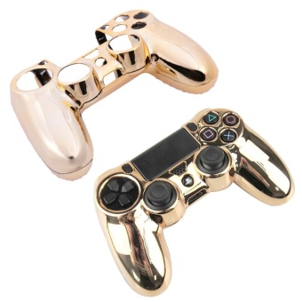Electroplated Protective Case For PlayStation 4 ControllerGamepad(Gold) - Intl June 2018 - 2 Electroplated Protective Case for PlayStation 4 ControllerGamepad(Gold) - intl - 2