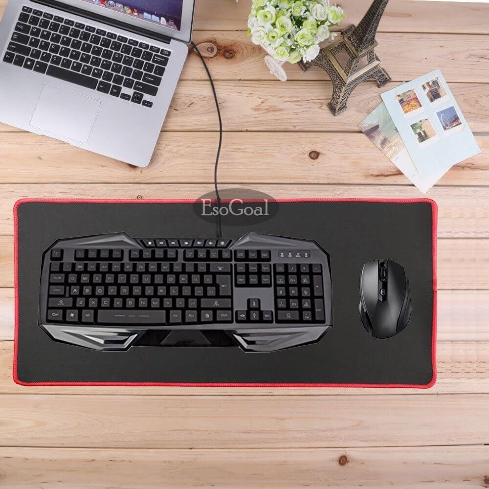 EsoGoal Large Gaming Mouse and Game Keyboard Pad Extended Non Slip