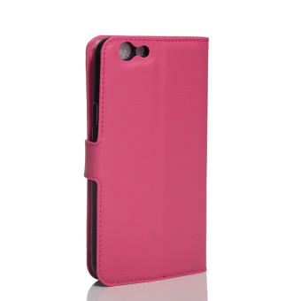 Flip Leather Wallet Case For Oppo F1s (Rose Red) - Intl June 2018 - 2 Flip Leather Wallet Case for Oppo F1s (Rose Red) - intl - 2