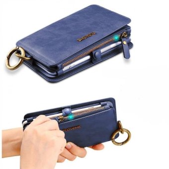 Floveme Wallet Pouch Case With Card Slot For Apple IPhone 7 Plus(Blue) June 2018 - 3 floveme Wallet Pouch Case with Card Slot For Apple iPhone 7 Plus(Blue) - 3