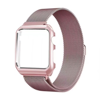 For Apple Watch 38mm Stainless Steel Magnetic Replacement WristBand With Case - Intl June 2018 - 3 For Apple Watch 38mm Stainless Steel Magnetic Replacement WristBand With Case - intl - 3