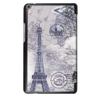 For Huawei Mediapad T3 8.0 Ultra Slim Tri-Fold PU Leather TabletCase Cover (Eiffel Tower) - Intl June 2018 - 3 For Huawei Mediapad T3 8.0 Ultra Slim Tri-Fold PU Leather TabletCase Cover (Eiffel Tower) - intl - 3