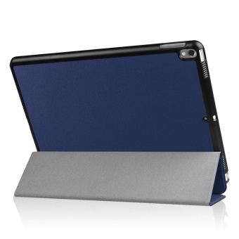 For IPad Pro 10.5 2017 Sleeve Case,Slim PU Snap On Slim-Fit Case For Apple IPad Pro 10.5 Tablet Case,Dark Blue - Intl April 2018 - 4 For iPad Pro 10.5 2017 Sleeve Case,Slim PU Snap On Slim-Fit Case for Apple iPad Pro 10.5 Tablet Case,Dark blue - intl - 4
