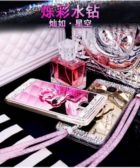 For Samsung Galaxy A7 2017 A720 Casing Fashion Phone Case Mirror Phone Cover With Ring Holder - Intl June 2018 - 3 For Samsung Galaxy A7 2017 A720 Casing Fashion Phone Case Mirror Phone Cover With Ring Holder - intl - 3