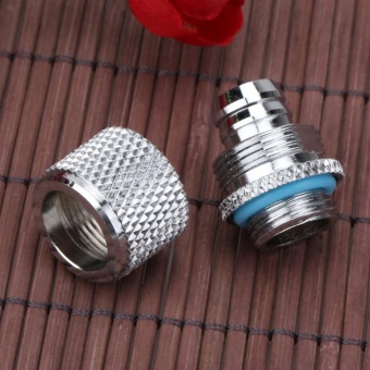 G1/4 External Fitting Thread For 9.5 X 12.7 Mm PC Water CoolingSystem Tube(Silver)-Point - Intl June 2018 - 3 G1/4 External Fitting Thread for 9.5 X 12.7 mm PC Water CoolingSystem Tube(Silver)-Point - intl - 3