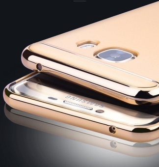 Galaxy C9 Pro Case 3 In 1 Hybrid Anti-slip Metal TextureElectroplated Painting Bumper + Matte Hard Back Cover Case ForSamsung Galaxy C9 Pro / Galaxy C9 - Intl June 2018 - 4 Galaxy C9 Pro Case 3 in 1 Hybrid Anti-slip Metal TextureElectroplated Painting Bumper + Matte Hard Back Cover Case forSamsung Galaxy C9 Pro / Galaxy C9 - intl - 4