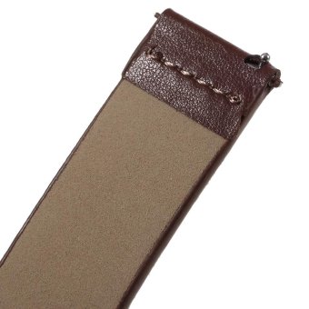 Genuine Leather Watchband For Samsung Gear S2 Classic R732 - Brown/ 20mm - Intl July 2018 - 4 Genuine Leather Watchband for Samsung Gear S2 Classic R732 - Brown/ 20mm - intl - 4