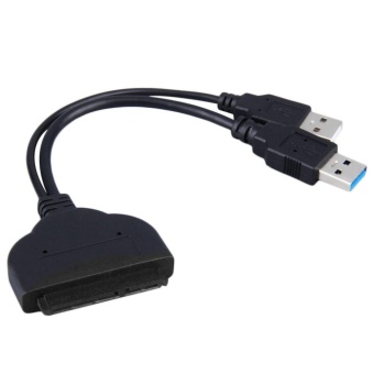 Gift USB3.0 To SATA 7+15Pin 22Pin Adapter Cable For 2.5'' HDD SSDHard Drive Disk - Intl June 2018 - 2 Gift USB3.0 to SATA 7+15Pin 22Pin Adapter Cable for 2.5'' HDD SSDHard Drive Disk - intl - 2