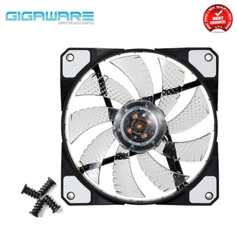 Gigaware Chassis 15 Colorful LED 12 Cm Long Cooling Fan 3PIN Plus 4P (White) Set Of 4 June 2018 - 2 Gigaware Chassis 15 Colorful LED 12 cm Long Cooling Fan 3PIN plus 4P (White) set of 4 - 2