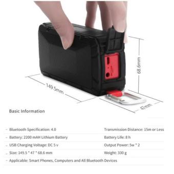 Hades V3 Speaker Outdoor Shock/Impact/waterproof Bluetooth Speaker June 2018 - 2 Hades V3 Speaker Outdoor Shock/Impact/waterproof Bluetooth Speaker - 2