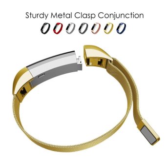 Hanlesi For Fitbit Alta HR Band,Milanese Loop Stainless Steel Bracelet With Unique Magnetic Lock Replacement Bands For Fitbit Alta And Alta Heart Rate Watchband - Intl June 2018 - 4 Hanlesi for Fitbit Alta HR Band,Milanese Loop Stainless Steel Bracelet with Unique Magnetic Lock Replacement Bands for Fitbit Alta and Alta Heart Rate Watchband - intl - 4