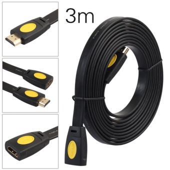 HDMI 2.0 Male To Female Extension Cable For LED 3D HDTV 4K X 2K60Hz (3m) - Intl June 2018 - 2 HDMI 2.0 Male to Female Extension Cable for LED 3D HDTV 4K x 2K60Hz (3m) - intl - 2