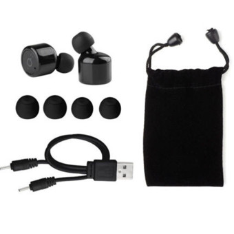 HengSong Mini Style Wireless Bluetooth Headphone In-Ear Stealth Earphone Phone Stereo Headset Handfree Universal For Smart Phone Black - Intl June 2018 - 3 HengSong Mini Style Wireless Bluetooth Headphone In-Ear Stealth Earphone Phone stereo Headset Handfree Universal for Smart Phone Black - intl - 3