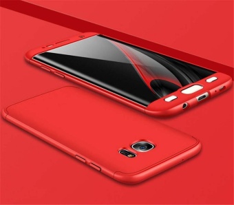 Hicase 360 Degree All-around Ultra Thin Full Body Coverage Protection Dual Layer Hard Slim Case For Samsung S7 Edge Red - Intl June 2018 - 2 Hicase 360 Degree All-around Ultra Thin Full Body Coverage Protection Dual Layer Hard Slim Case For Samsung S7 edge Red - intl - 2