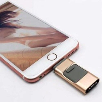 I-flash Drive For Iphone 7plus Apple 6s Pen Drive 64g Andorid OTGPendrive For Sony Huawei U Disk 3 In 1 Usb Flash Drive(rosegold) -intl June 2018 - 2 I-flash drive for iphone 7plus apple 6s Pen Drive 64g andorid OTGPendrive for sony huawei U Disk 3 in 1 usb flash drive(rosegold) -intl - 2