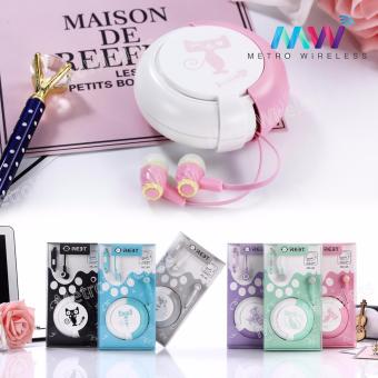 In-Ear Headset Earphone With Storage Box MC-95 (Pink) June 2018 - 2 In-Ear Headset Earphone With Storage Box MC-95 (Pink) - 2