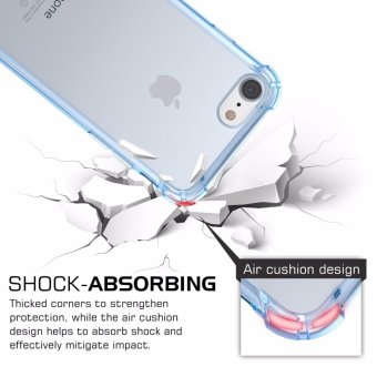 IPhone 7 Plus Case GiMi Shock Absorption Bumper Soft TPU Anti-Scratch Cover Case For IPhone 7/ 7 Plus (Clear) - Intl June 2018 - 3 iPhone 7 Plus Case GiMi Shock Absorption Bumper Soft TPU Anti-Scratch Cover Case for iPhone 7/ 7 Plus (Clear) - intl - 3